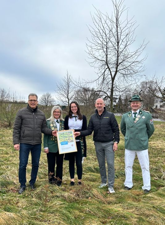 Die Sankt-Sebastianus-Schützenbruderschaft Schwerfen wurde für ihr Projekt »Neugestaltung des Vereinsgeländes« mit dem 2. Platz ausgezeichnet.