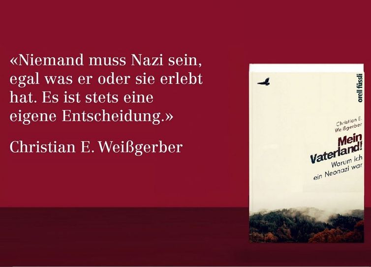Das Buch „Mein Vaterland! Warum ich ein Neonazi war“ von Ex-Neonazis Christian Weißgerber.