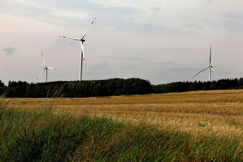 Woher soll die Energie in der Region in Zukunft kommen? Aus Windkraftanlagen wie hier im Windpark Höhn? Oder doch aus traditionelleren Quellen? Das fragt die EVM in ihrer Bürgerumfrage zum Energiewendekompass.