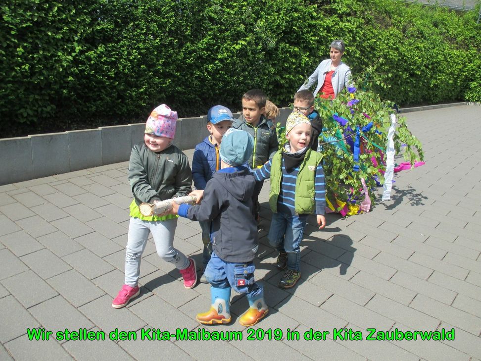Wie gerne hätten die Erzieher wieder mit den Kindern den Kita-Maibaum aufgestellt. Foto: Kita Zauberwald