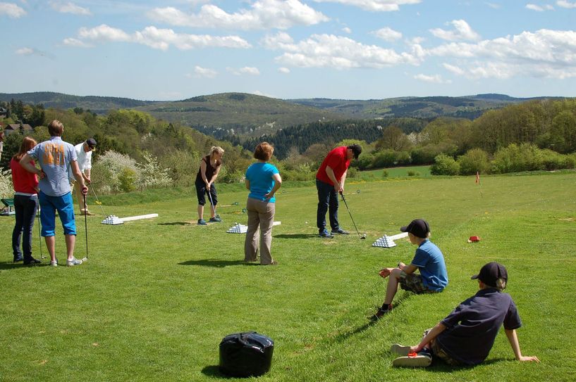 Viel Spaß hatten die Teilnehmer am Golf-Erlebnistag.