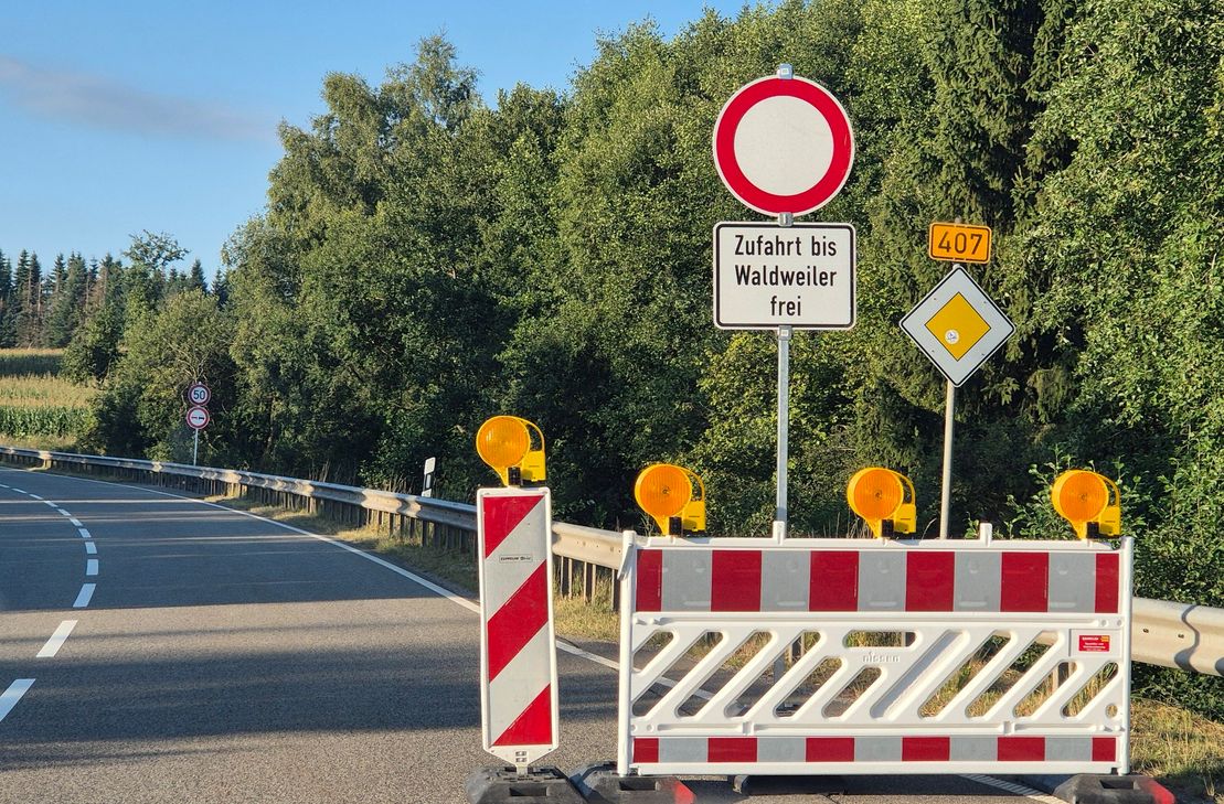 Die Baustelle auf der Hunsrückhöhenstraße sorgt für Ärger und Gefahr.