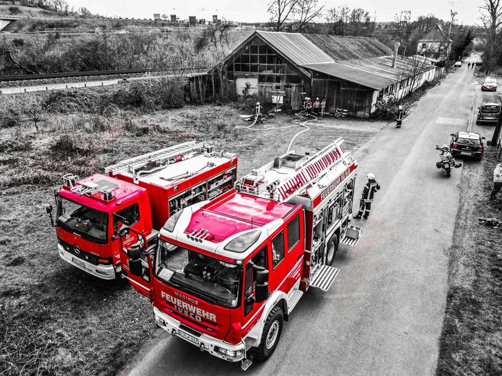 Feuer im alten Sägewerk Fischbach. War es Brandstiftung?