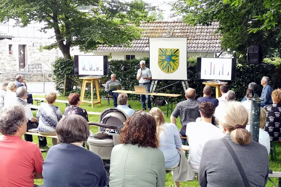 Die Info-Veranstaltung zum geplanten Dorfladen in Rollesbroich war gut besucht. Laut Haushaltsbefragung müsste sich der Laden im Trevveldorf tragen. Foto: Hoffmann