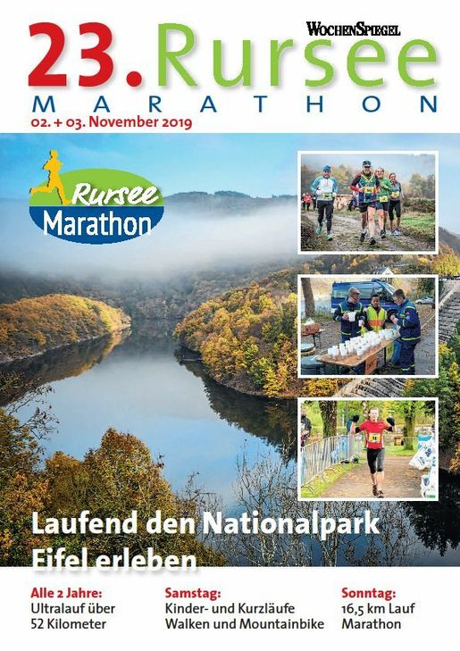 Das Magazin zum Rursee-Marathon, das der WochenSpiegel gemeinsam mit den Veranstaltern herausbringt, liegt heute bei.