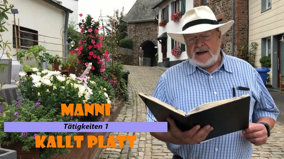 Dieses Mal berichtet Manni über Tätigkeiten.