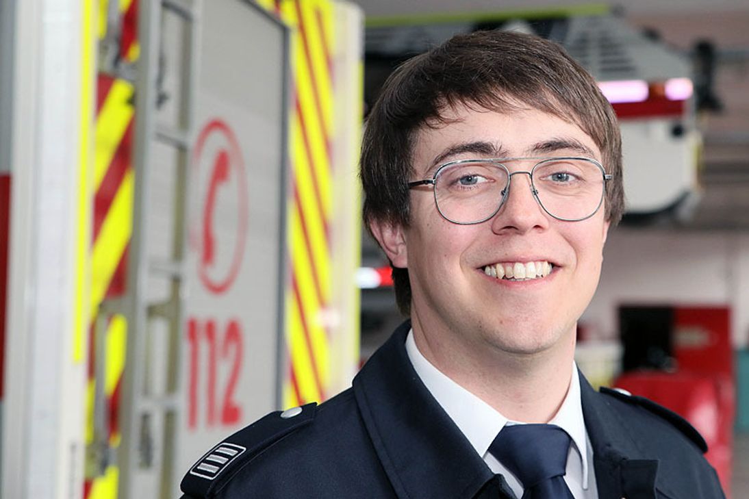 Florian Zonker ist Feuerwehrmann in Trier.