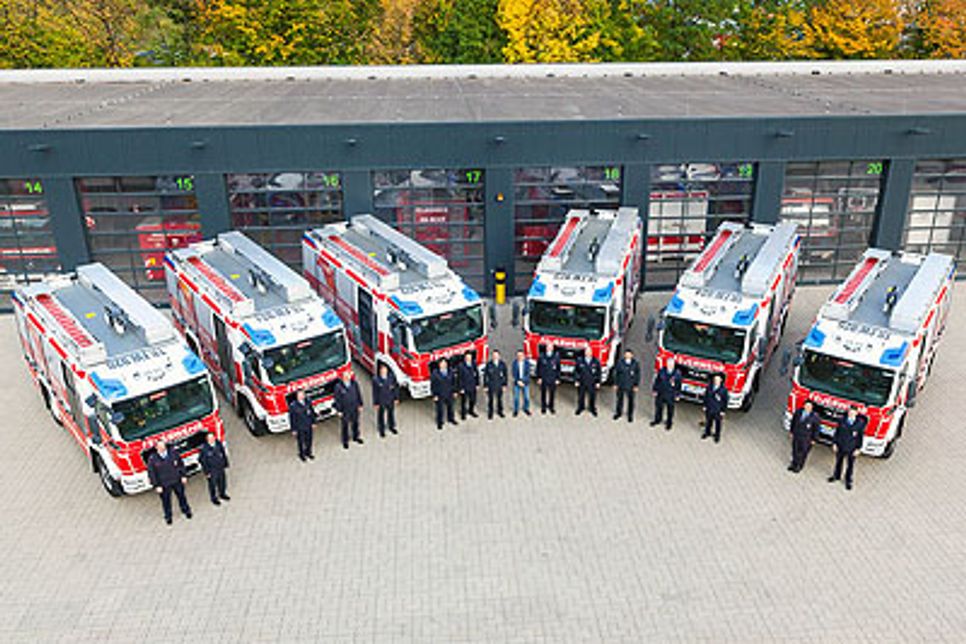 2018 wurden bei der Freiwilligen Feuerwehr sechs neue Löschfahrzeuge in Dienst gestellt. Die elf Löschzüge, die in den Trierer Stadtteilen verankert sind, rückten im vergangenen Jahr zu 552 Einsätzen aus. Foto: Stadt Trier