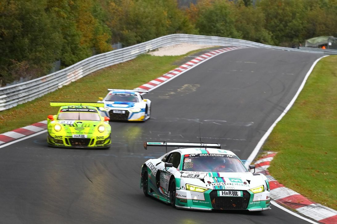 Der Land-Audi siegte im achten VLN-Lauf. Foto: H.Elis/RACEPIX.eu