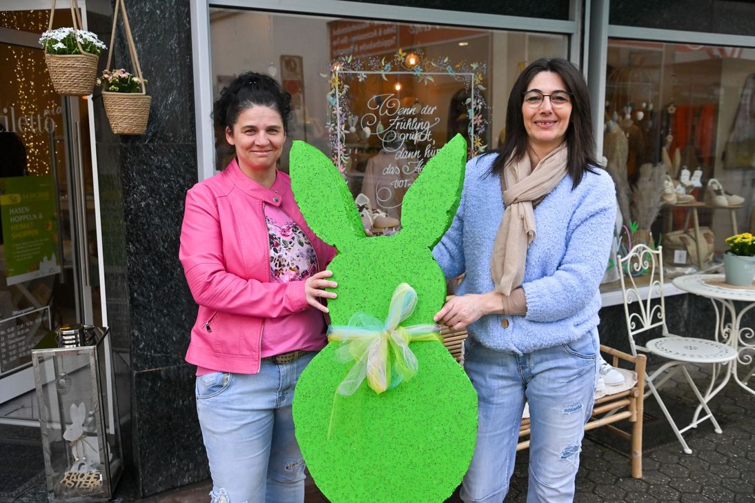 Die passene Dekoration sorgte für das Osterfeeling.