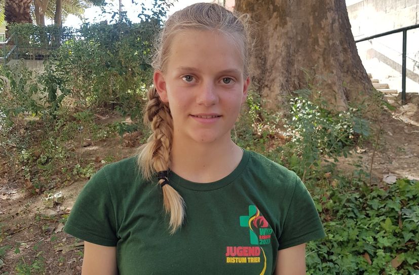 Begeistert vom Programm des Weltjugendtages in Lissabon: Klara Merrem aus Altrich.