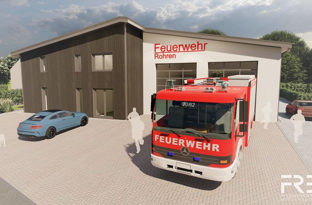 Das Feuerwehrgerätehaus in Rohren nicht schon konkrete Züge an - auf Hargard ist man noch in der Planungsphase.