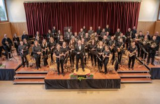 Das Orchester der Musikfreunde Altrich-Wengerohr.