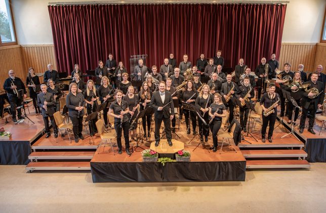 Das Orchester der Musikfreunde Altrich-Wengerohr.