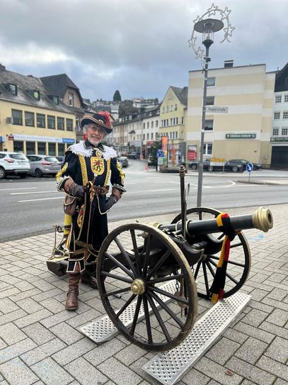 Auch er durfte nicht fehlen: Klaus Wollwert, Ehrenpräsident der Stadtsoldaten.