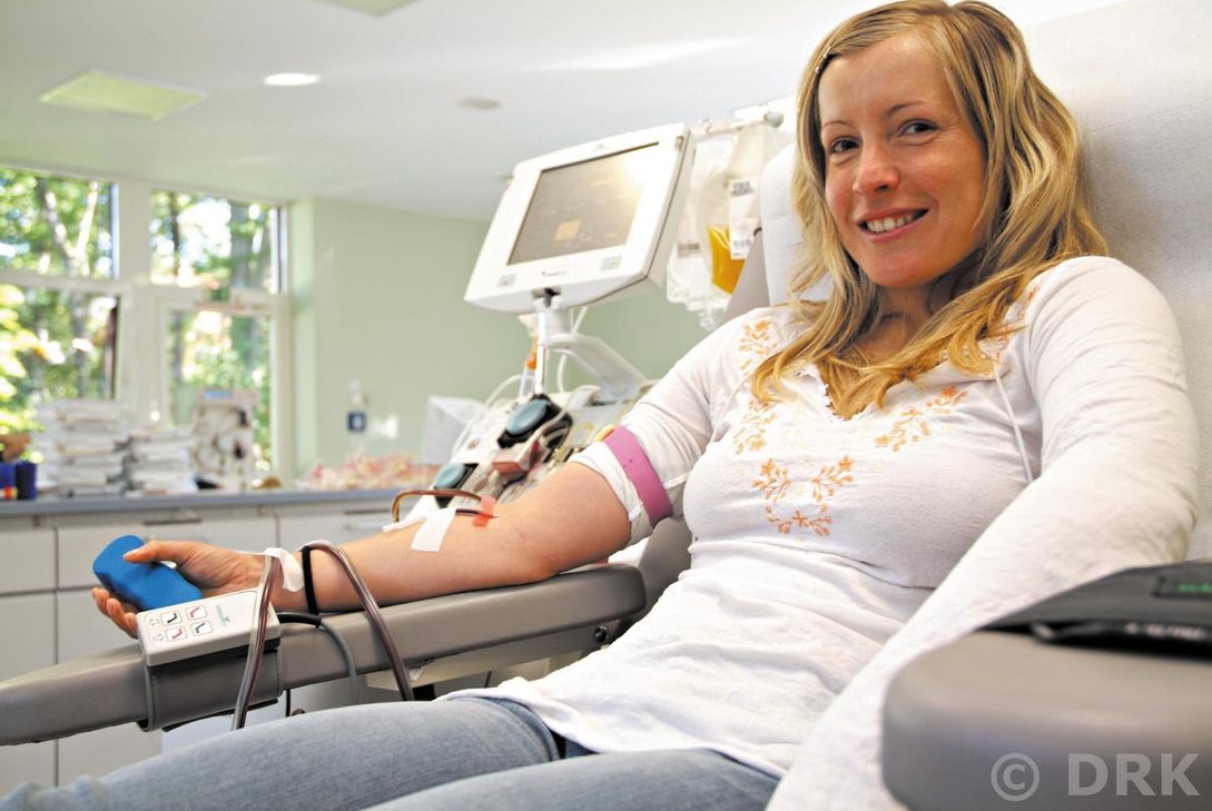 Mit nur einer Blutspende kann mindestens drei Menschen geholfen werden. Foto: DRK