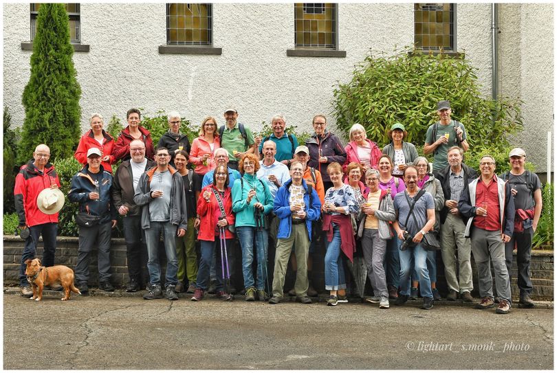 Teilnehmende Wandertag Freizeitsportclub der Bundeswehr