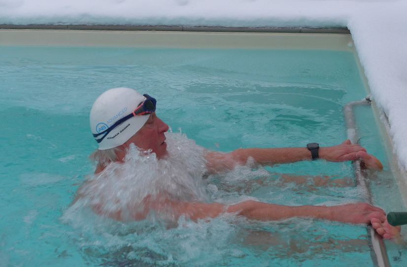 Georg Dreuw wurde in den »Weltklassekader Eisschwimmen« des Deutschen Schwimmverbandes aufgenommen und ruft zum Spenden auf.