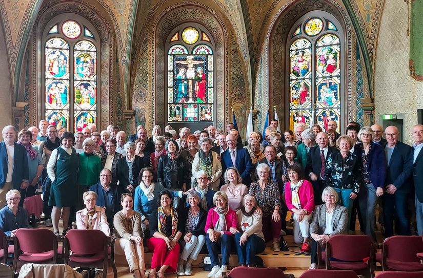Beim Empfang in der Bundesakademie Boppard waren zahlreiche Gäste aus Amboise und Boppard anwesend.