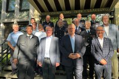 Das Feuerwehrehrenzeichen für 45 Jahre aktive Tätigkeit erhielten: Rolf Zimmer (Niedermennig, VG Konz), Herbert Seiwert (Hofweiler, VG Trier-Land), Frank Baustert (Welschbillig, VG Trier-Land), Helmut Brommenschenkel (Welschbillig, VG Trier-Land), Rüdiger Fischer (Kordel, VG Trier-Land), Otmar Lichter (FFW Ittel, VG Trier-Land)