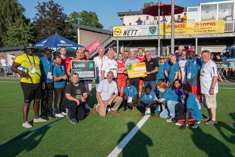 Die Lottoelf spielte wieder für den guten Zweck.