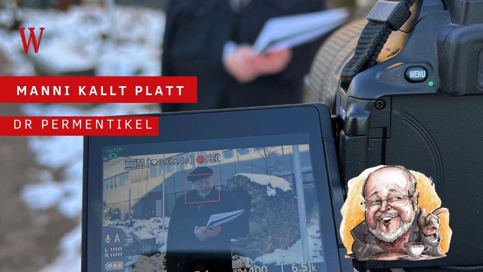 Manni kallt über "dr Permentikel".