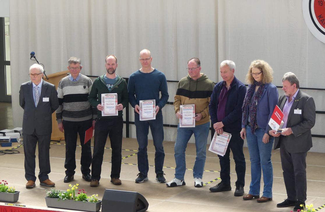 Ehrung des Tischtennisverbands.