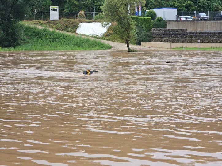 Überflutung in Bollendorf.
