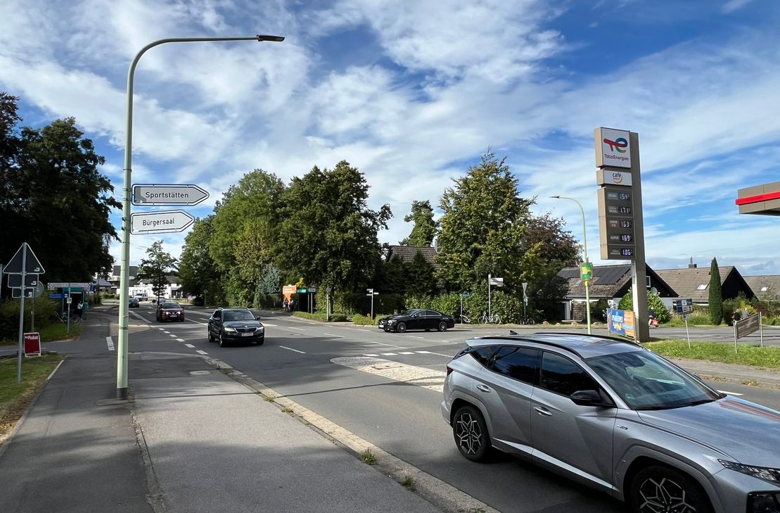 An der Kreuzung zur Rosentalstraße entsteht in Roetgen eine Ampel.