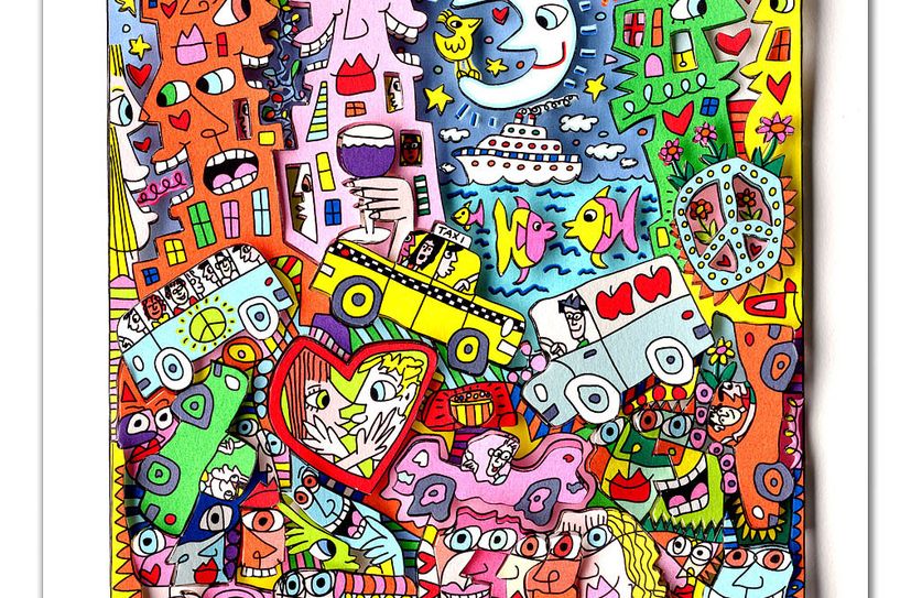 "LOVE MAKES A CITY PRETTY" - James Rizzi