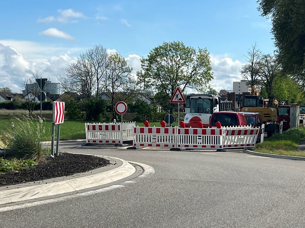 Die Kölner Straße ist bis voraussichtlich 3. Mai gesperrt.