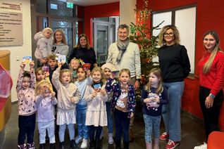 Die Weihnachtsbäume im Rathaus Simmern...