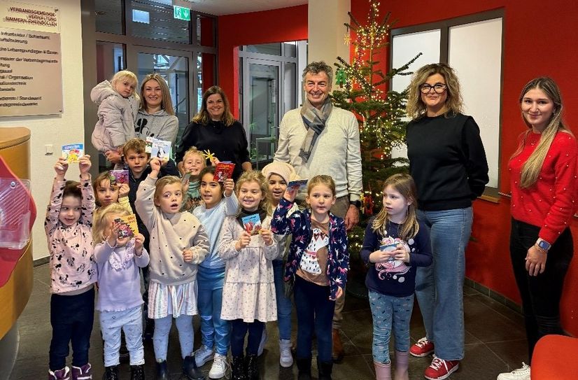 Die Weihnachtsbäume im Rathaus Simmern...