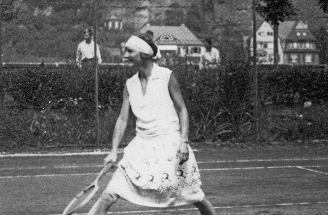 Tennisspielerin im Trierer Tennisclub