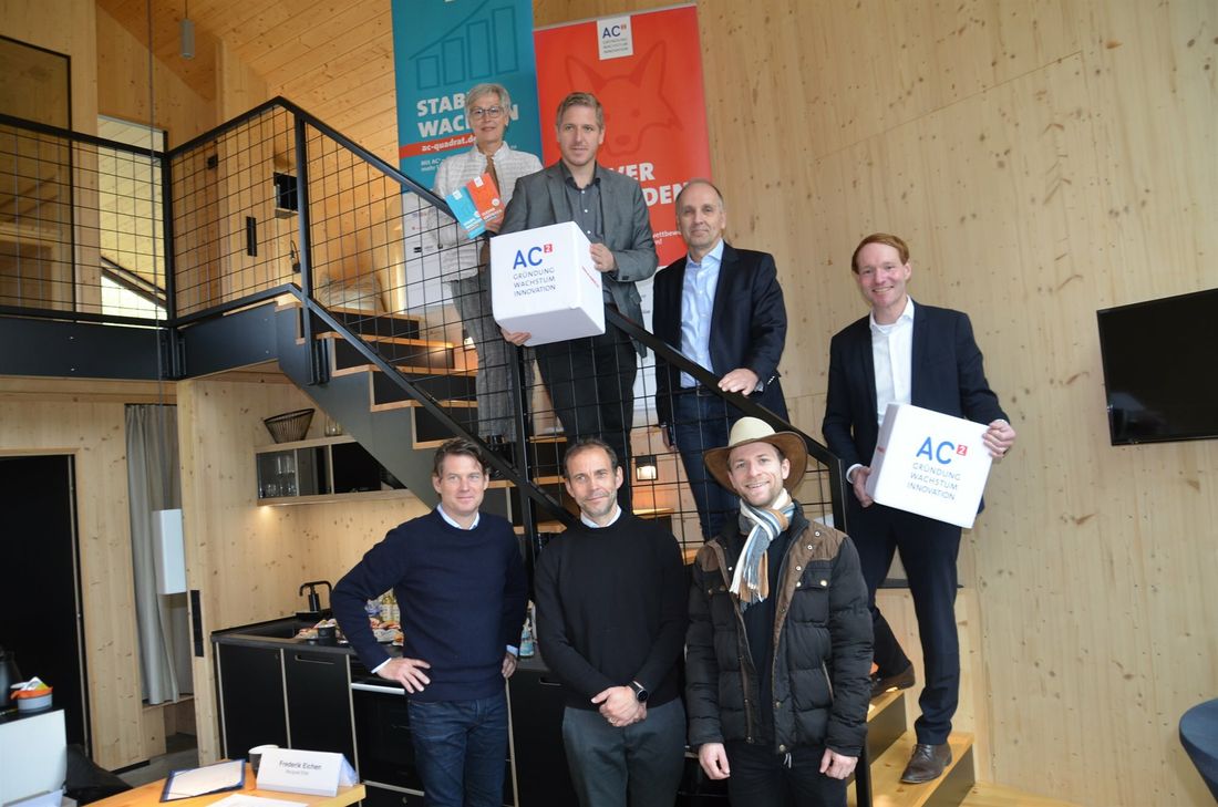 Im »Neugrad Eifel« auf Vogelsang warben Initiatoren, Berater, alte und neue Teilnehmer fürs Mitmachen bei den AC Quadrat-Wettstreiten im »Der Gründungswettbewerb« und »Die Wachstumsinitiative«