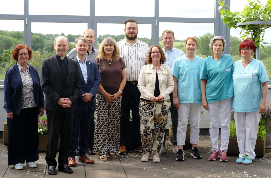 Brahm besuchte auch das Aenne-Wimmers-Hospiz in Simmern.