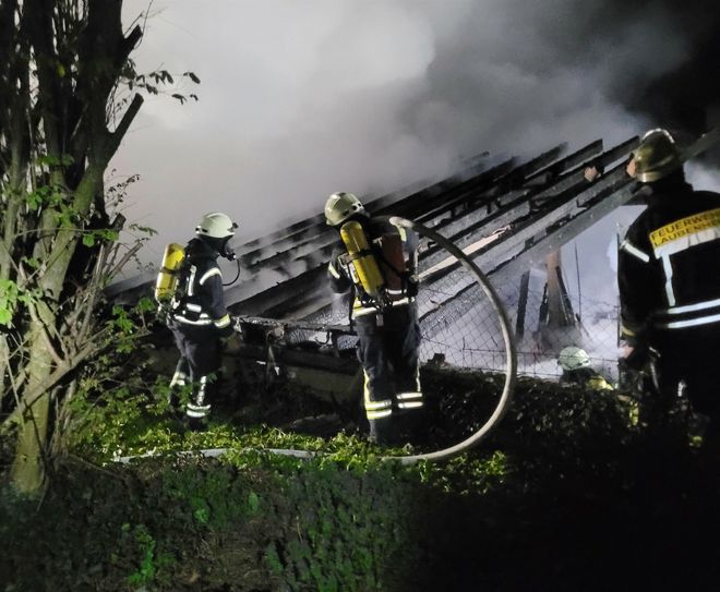 Feuerwehreinsatz in Bretzenheim.