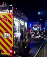 Feuerwehreinsatz in Bretzenheim.
