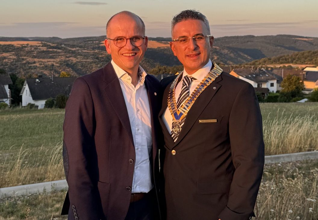 Wolfgang Freisinger (links) und Mohammad Asefi.
