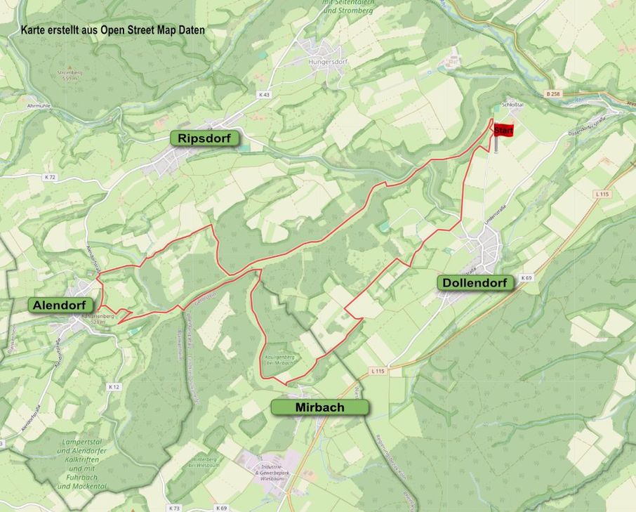 Hier geht es lang ...