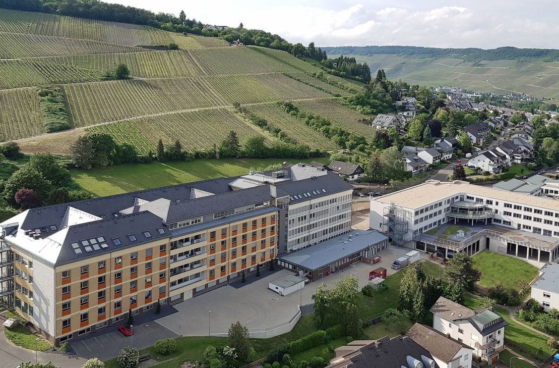 Das Cusanus Krankenhaus Bernkastel-Kues.