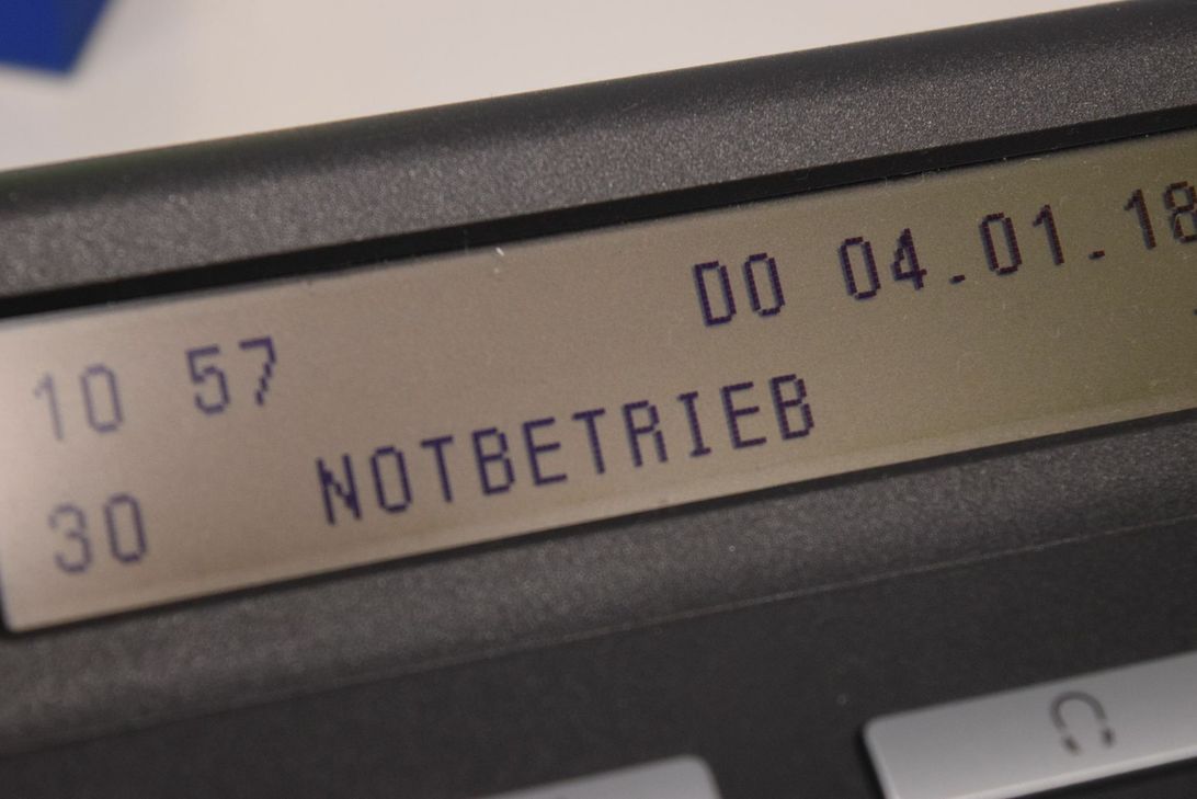 Telefon-Krise in Euskirchen.