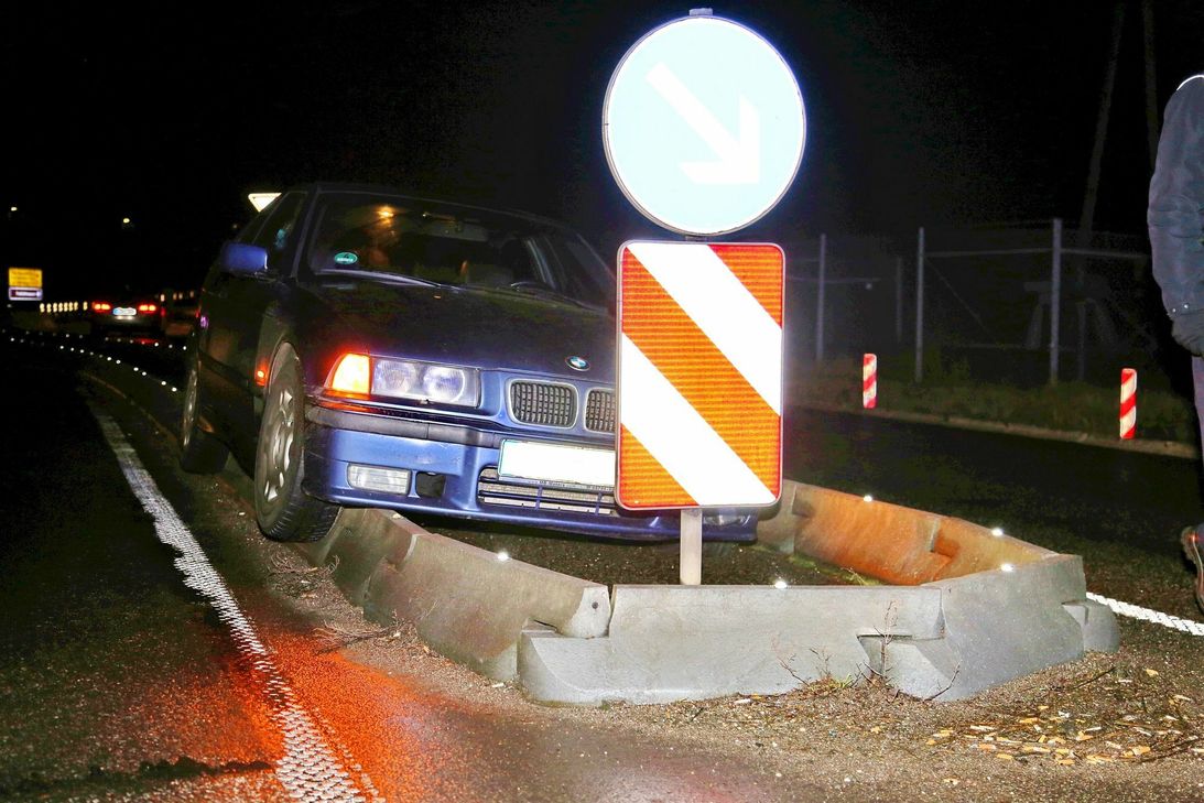 Der Fahrer kam hier nicht mehr weg. Foto: Sebastian Schmitt