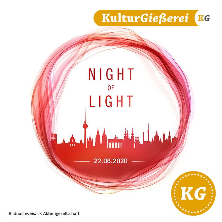 Die Kulturgießerei beteiligt sich an der Initiative "Night of Light".