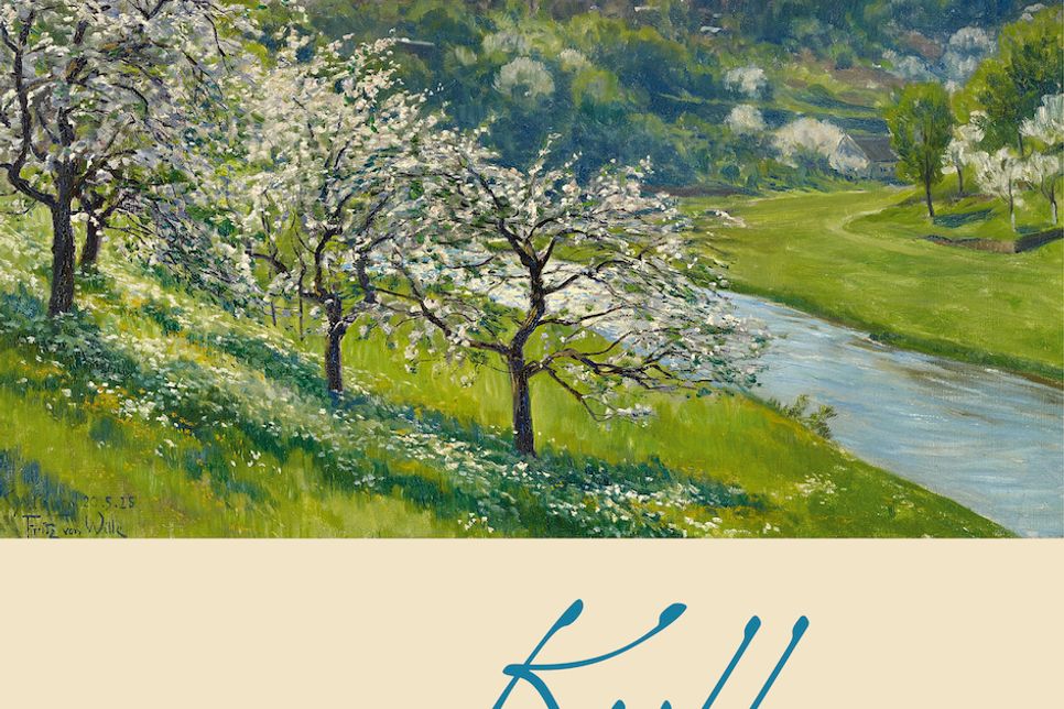 "Das stille Tal der Kyll" umfasst 352 Seiten mit vielen farbigen Abbildungen – darunter das Titel-Gemälde, ein Werk von Fritz von Wille. Foto: FF