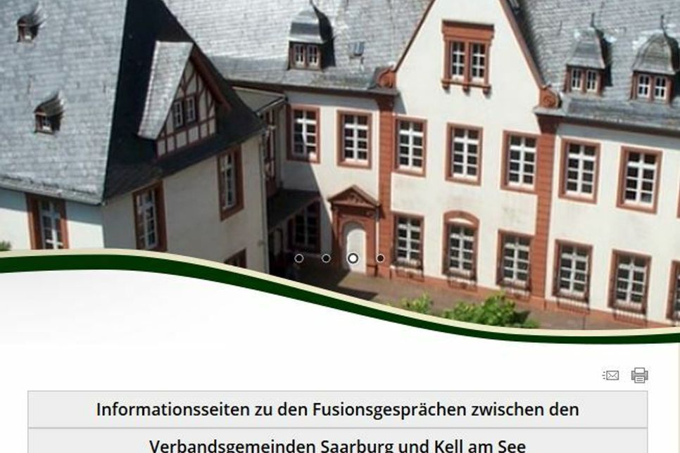 Die VG Kell am See und Saarburg haben bereits eine gemeinsame Internetseite. Foto: FF