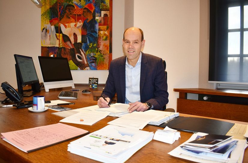 Nach fast einem Jahr im Amt macht Volker Boch die Arbeit als Landrat weiterhin Spaß.