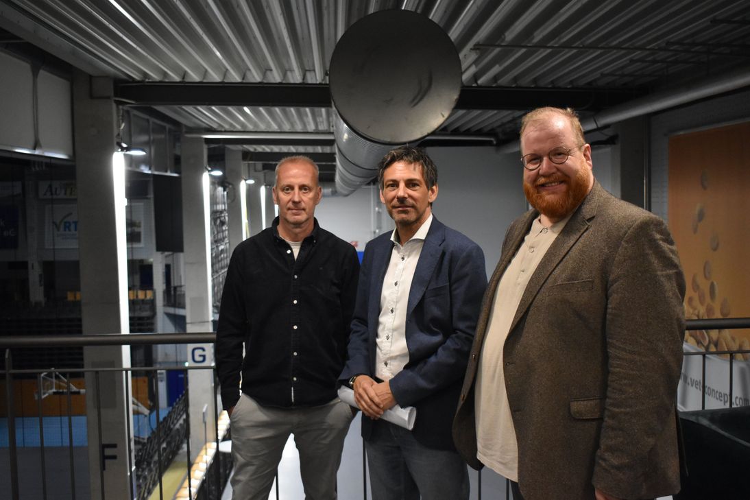 Die Verantwortlichen (v.l.): Arnd Landwehr (Geschäftsführer MVG Trier), Thorsten Herz (Geschäftsführer Vet-Concept) und Markus Nöhl (Kulturdezernent Trier) vor der geplanten Weiterführung.