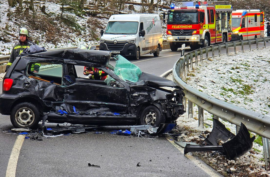 Die Unfallstelle.