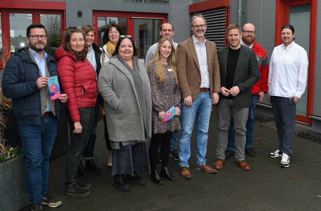 Die Vertreter der teilnehmenden Institutionen stellten das Programm für die Internationalen Wochen gegen Rassismus vor.